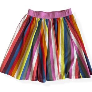 Tea Collection Rainbow Stripe Twirl Skort Girls 8